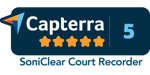 5 star reviews for SoniClear Court Recorder on Capterra