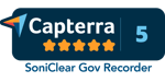 5 star reviews for SoniClear Gov Recorder on Capterra