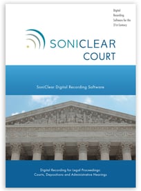 Recording software for clerk or Administrative Law Judge