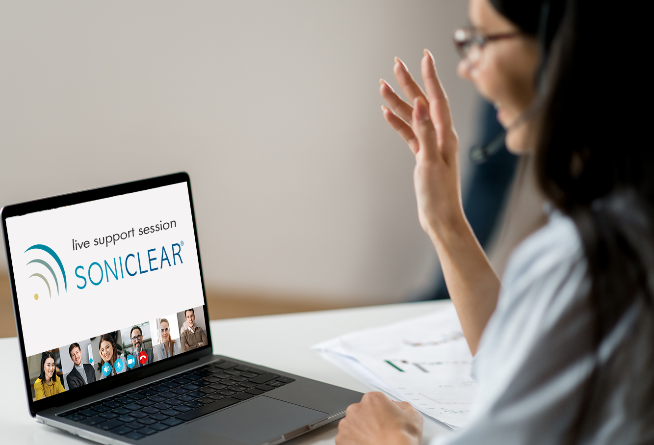Court Reporter Using SoniClear Court Recorder 10 Software